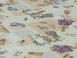 Mantel antimanchas - Modelo RAMO LAVANDA - Crema