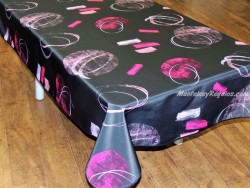 Mantel Antimanchas - Modelo PINCELADAS - Negro