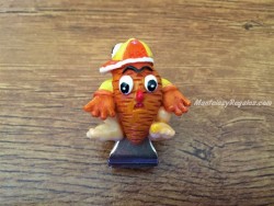 Imán nevera con clip modelo ZANAHORIA