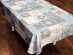 Mantel Antimanchas - Modelo TRIBALIS - Azul