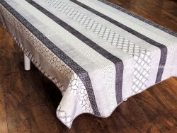 Mantel antimanchas modelo HEXÁGONO gris