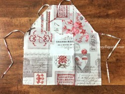 Delantal antimanchas INICIALES PARÍS