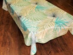 Mantel Antimanchas poliéster PALMERAS Verde claro