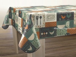 Mantel antimanchas CHICKEN Verde