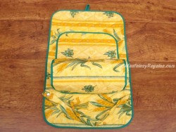 Porta rollos papel cocina - Modelo TRIGO 01 - Amarillo