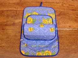 Porta rollos papel cocina - Modelo GIRASOL 01 - Azul