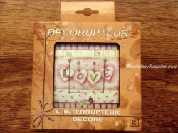 Interruptor eléctrico - Modelo PATCHWORK LOVE