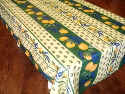 Mantel Antimanchas de Poliéster - Modelo LIMONES - Verde