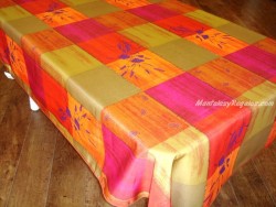 Mantel Antimanchas de Poliéster - Modelo MADRAS CASHMERE - Verde