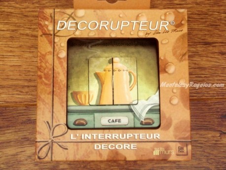 Interruptor eléctrico doble - Modelo CAFÉ