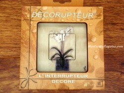 Interruptor eléctrico doble - Modelo ORCHIDÉE