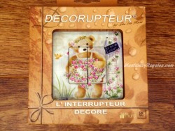 Interruptor eléctrico doble - Modelo ICI QUE DE L´AMOUR