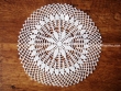 Tapete bordado redondo - 27 cm. diámetro
