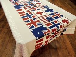 Mantel Antimanchas Poliéster - Modelo FREEDOM - Beige