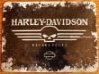 Placa metálica HARLEY-DAVIDSON MOTORCYCLES - 15 x 20 cm. de Nostalgic-Art