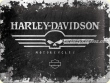 Placa metálica HARLEY-DAVIDSON MOTORCYCLES - 15 x 20 cm. de Nostalgic-Art