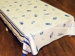 Mantel Antimanchas de Poliéster - Modelo LITORAL RAYADO