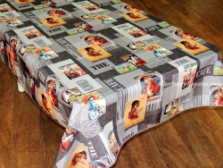 Mantel Antimanchas de Poliéster - Modelo PATCH CHOCOLATE - Gris