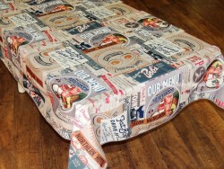 Mantel Antimanchas de Poliéster - Modelo AMERICAN FOOD