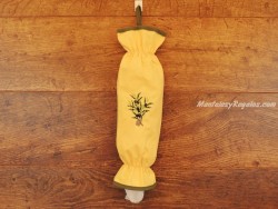 Guardabolsas bordado - Modelo OLIVAS - Amarillo
