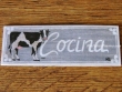 Placa para puerta cocina vaca (Cocina)