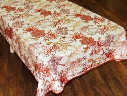 Mantel antimanchas de poliéster - Modelo CORAIL - Rojo