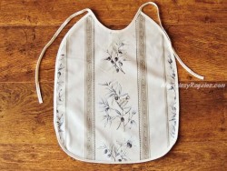 Babero adulto - Modelo UZÉS - Crema