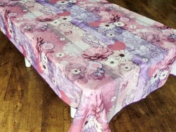 Mantel Antimanchas - Modelo MARGARITAS - Malva